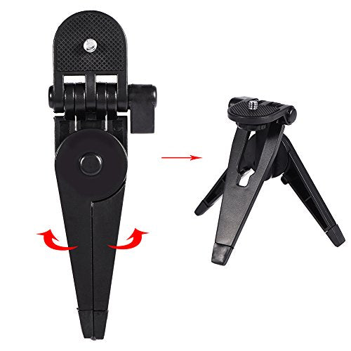 Portable Tripod Stand Mount Holder for Smartphone & Digital Camera – Foldable, Lightweight, Stable, Easy to Use, Compatible with, –