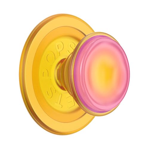 PopSockets Phone Grip for MagSafe, Magnetic Holder- Jelly Sunni - color: Sunni B, style: MagSafe