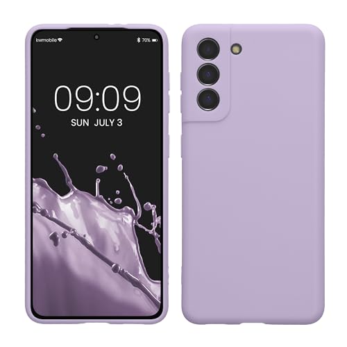 kwmobile Case Compatible with Samsung Galaxy S21 Case - Protective Slim TPU Phone Cover - Soft Matte Finish - Lavender - color: lavender, size: Galaxy S21