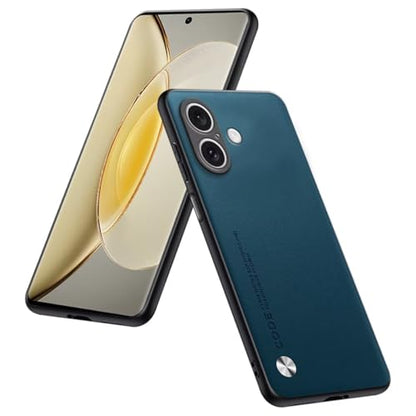 Phone Case Compatible with Smartphone, Compatible with iPhone 17 (6.3"), Protective Cover with PU Leather - Sapphire - color: Sapphire, size: iPhone17