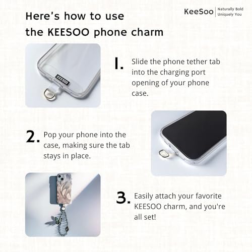 Blue Butterfly Bliss Original Design Phone Charm with 2 Tether Tabs – Stylish, Durable, and Hands-Free Phone Chain – Compatible with iPhone, Samsung, Pixel & More - color: 01 Blue Butterfly Bliss