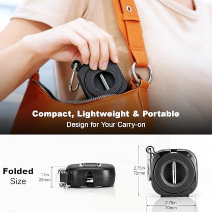 koolehaoda Airplane Phone Holder Travel Essentials Magnetic for MagSafe - color: Black