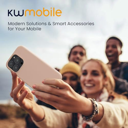kwmobile Case Compatible with Apple iPhone 16 Pro Case - TPU Silicone Phone Cover with Soft Finish - Antique Pink Matte - color: antique pink matte, size: iPhone 16 Pro