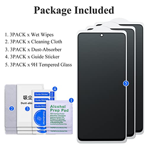 AKABEILA [3 Pack Privacy Screen Protector for Xiaomi Redmi Note 13 Pro Plus 5G Privacy Glass Full Coverage Anti Spy Tempered Glass Protective Film Black - size: Xiaomi Redmi Note 13 Pro Plus 5G