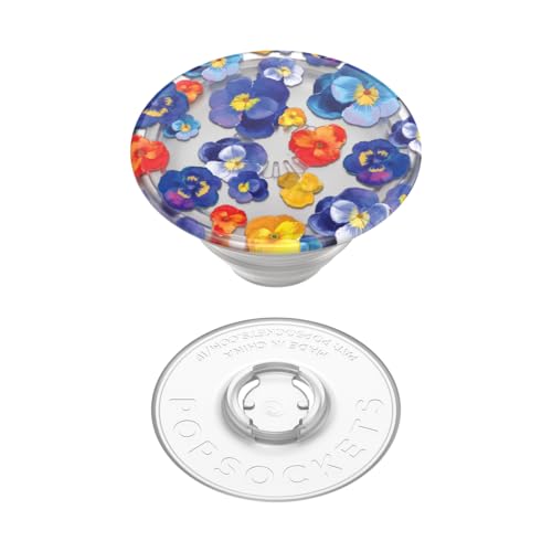 PopSockets Adhesive Phone Grip, Holder- Pansy Raid - color: Pansy Raid, style: Adhesive