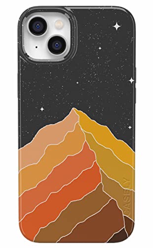 Casely iPhone 15 Plus Case | Night Skies | Mountain Starlight | Compatible with MagSafe | Classic Ultra Slim Design - color: Night Skies | Mountain Starlight