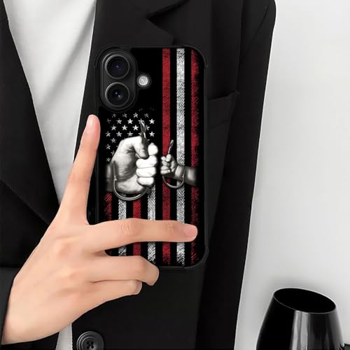case for iPhone 17,Compatible with Magsafe,All-Round Protection Shockproof Anti-Scratches TPU Case Cover-Fishing American Flag - color: Fishing American flag, size: IPhone 17