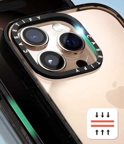 CASETiFY for iPhone 14 Pro Max Case - Impact | Slim Fit | 8.2 ft. 4x Military Grade Drop Protection | Frosted Sunset | Kiwi - color: Frosted Sunset