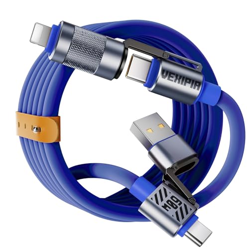 4 in 1 USB C Cable 60W 5FT Fast Charging & Data Transfer - color: Blue, style: 60W