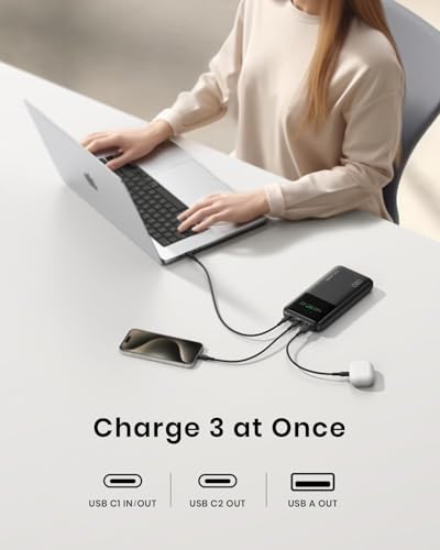 INIU Laptop Power Bank, Compact 27000mAh 140W Fast Charging Battery Pack