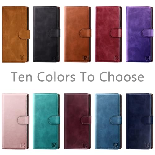 SUANPOT for Motorola Moto G Power 5G 2024 6.7" Wallet case with RFID Blocking Credit Card Holder,Flip Book PU Leather Protective Cover Women Men for Power 5G 2024 Phone case Light Coffee - color: Light Coffee