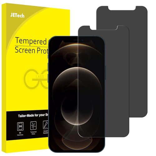 JETech Privacy Screen Protector for iPhone 12 Pro Max, 2-Pack - size: iPhone 12 Pro Max