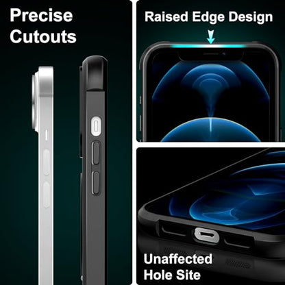 360°Magnetic Swivel Ring for iPhone 12/12 Pro case-Black - color: Black, size: iPhone 12 Pro