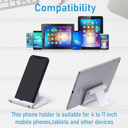 Wenqik 36 Pcs Cell Phone Stands Foldable Tablet, White - color: White