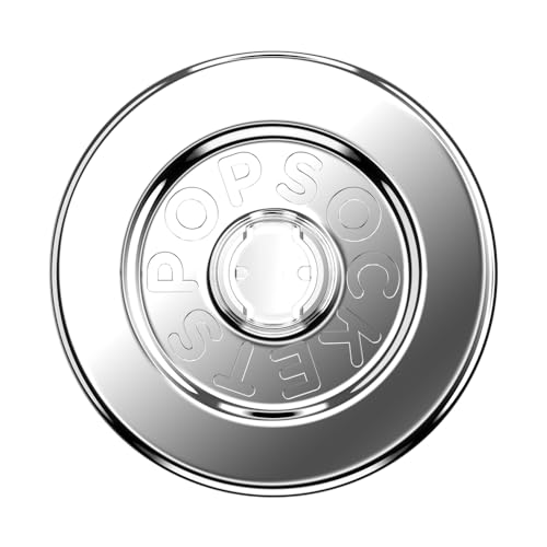 PopSockets Magnetic Base for PopTops- Silver - color: Silver, style: MagSafe