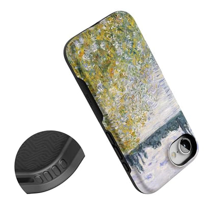 Casely iPhone 16e Case | Monet's Summer Landscape | The Met Museum | Bold Protective Design | Compatible with MagSafe - color: Monet's Summer Landscape | The Met Museum