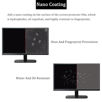 2 Pack 27" Anti Glare Screen Protector for 27-inch 16:9 Widescreen Desktop PC LED Monitor, 27-inch Sceptre/LG/Dell/HP/Acer/ViewSonic/ASUS/Aoc/Samsung Widescreen Monitor Matte Screen Protector - size: 27 inch 16:9 Aspect Ratio