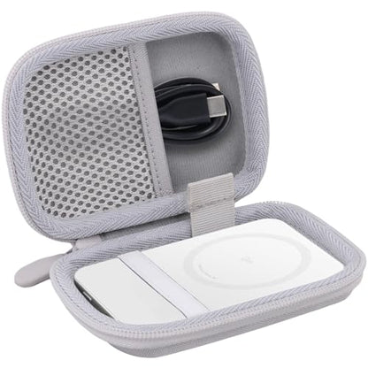 khanka Case for Anker Nano Power Bank Ultra-Slim 5000Mah & Maggo 10K,White - color: White