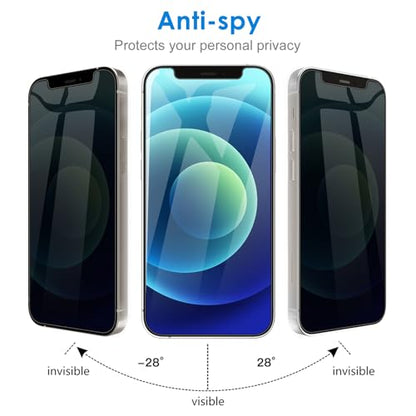 JETech Privacy Screen Protector for iPhone 12 mini, 2-Pack - size: iPhone 12 mini