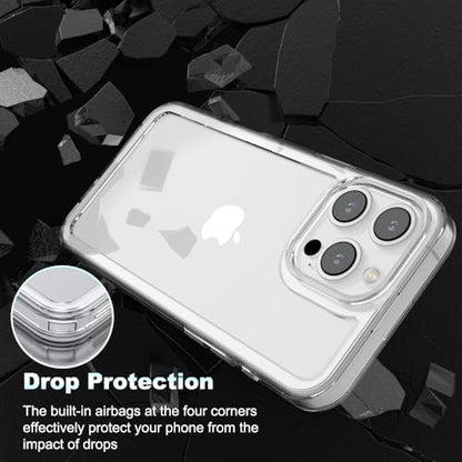 for iPhone 16 Pro Max Clear Bumper Frame No-Back Case, Slim Fit Ultra-Light Anti-Yellowing Transparent Protection Heat Dissipation Bezel Phone Cover Case 6.9" 2024 - color: Clear, size: iPhone 16 Pro Max