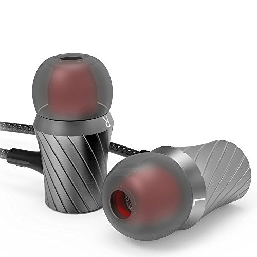 Wired Earbuds with Microphone Super Bass Passive Noise Cancelling Corded