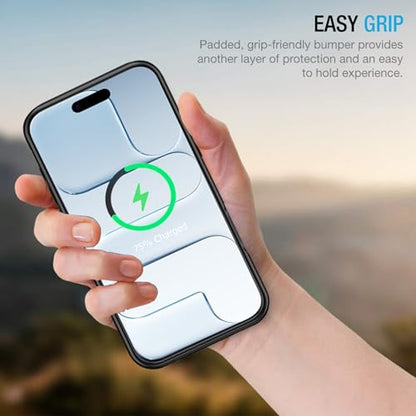 Battery Case for iPhone Air, Enhanced 12000mAh Portable Protective Wireless Charging Case Support Carplay Compatible with iPhone Air (6.5 inch) Rechargeable Battery Charger (Black) - size: iPhone Air