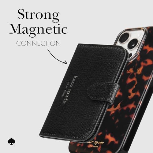 kate spade new york Morgan Magnetic Card Holder/Wallet - Midnight Black - color: Morgan - Midnight Black