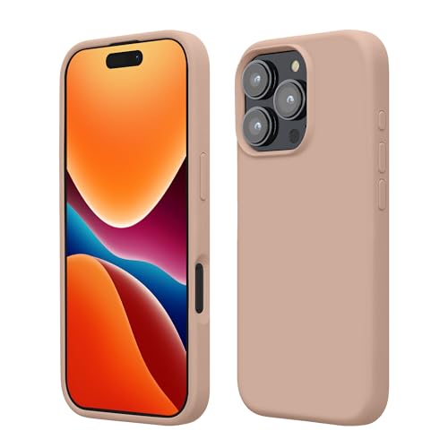 kwmobile Case Compatible with Apple iPhone 16 Pro Case - TPU Silicone Phone Cover with Soft Finish - Antique Pink Matte - color: antique pink matte, size: iPhone 16 Pro