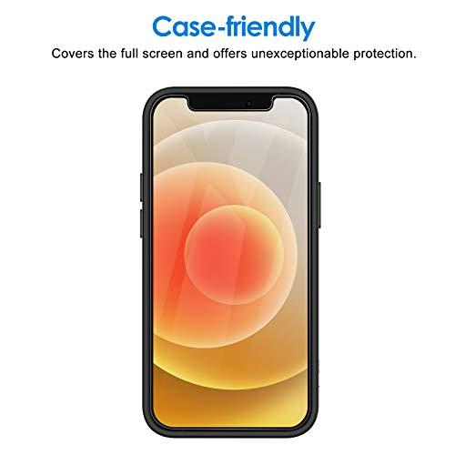 JETech Privacy Screen Protector for iPhone 12/12 Pro, 2-Pack - size: iPhone 12/12 Pro