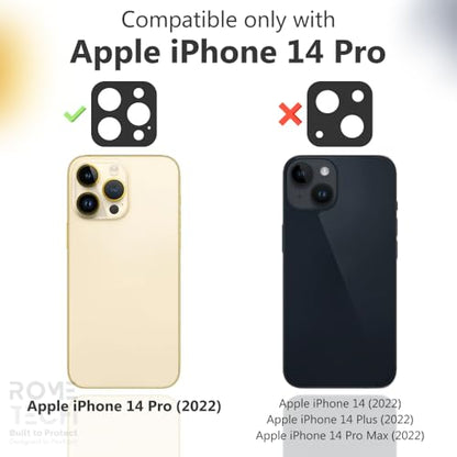 Rome Tech Clear Case Compatible with MagSafe for iPhone 14 Pro (2022) - Slim and Rugged Fit Thin Shockproof Case Compatible with Magsafe Devices - Clarity - style: iPhone 14 Pro