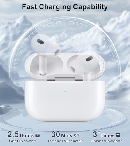 Wireless Charging Case Compatible with AirPods Pro 2nd & 1st (USB-C Port)