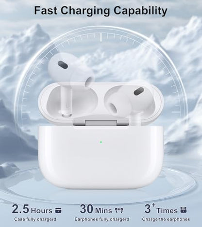 Wireless Charging Case Compatible with AirPods Pro 2nd & 1st (USB-C Port)
