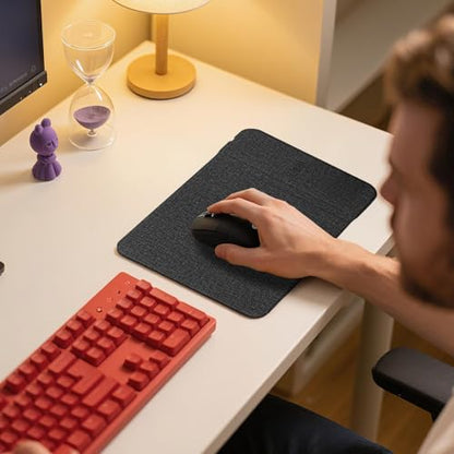 Charging Mice Pads for Desk Fast Charging Pad - color: Black