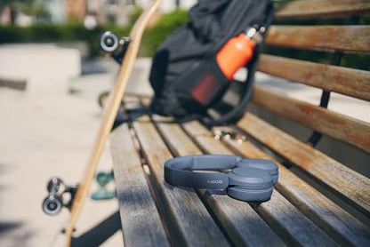 Sony WH-CH520 Wireless On-Ear Bluetooth Headphones with Microphone, Blue - color: Blue
