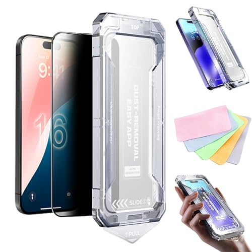 Smoothshield 2 Packs – Tempered Glass Screen Protector with Anti-Scratch Anti-Fingerprint Privacy & Auto Dust-Free Install, 9 H Surface Hardness, Bubble Free (Privacy 1 Pack,13) - color: Privacy 1 Pack, size: 13