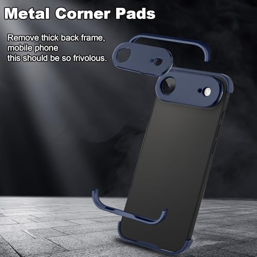 Phone Case Crafted for iPhone Air.Dark Blue - color: Dark-blue, size: iPhone Air
