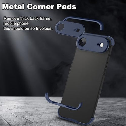 Phone Case Crafted for iPhone Air.Dark Blue - color: Dark-blue, size: iPhone Air