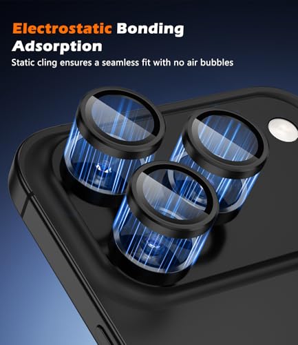 imluckies Camera Lens Protector for iPhone 17 Pro/iPhone 17 Pro Max - color: Black
