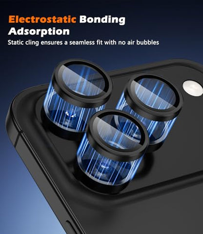 imluckies Camera Lens Protector for iPhone 17 Pro/iPhone 17 Pro Max - color: Black