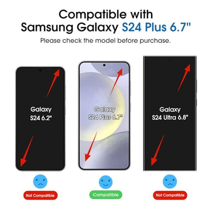 amFilm OneTouch for Samsung Galaxy S24+ Plus Screen Protector TemperedGlass - size: S24P-6.7"