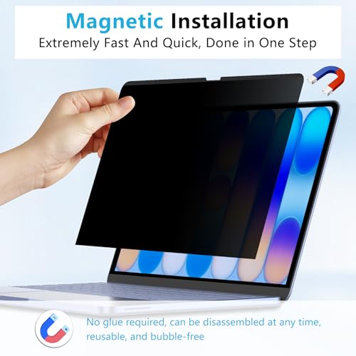 Magnetic Privacy Screen Protector for MacBook Neo 13-inch (2026 A18 Pro) - size: MacBook Neo 13 inch 2026