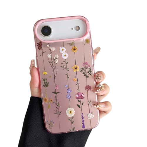 ZTOFERA for iPhone Air Case,Cute Pink Ribbon Bow Tie Planet Star Floral Aesthetic Phone Case,Trendy Slim Hard IMD Shockproof Protective Bumper Phone Cover for Women Girls,Daisy - color: Daisy, size: iPhone Air 6.5"