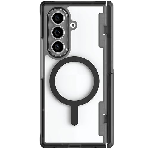 Ghostek Covert Clear Fold 7 Case with Built-in Kickstand, MagSafe and Full Hinge Protection Designed for 2025 Samsung Galaxy Z Fold7 (8") (Smoke Matte) - color: Smoke Matte, size: Galaxy Z Fold 7