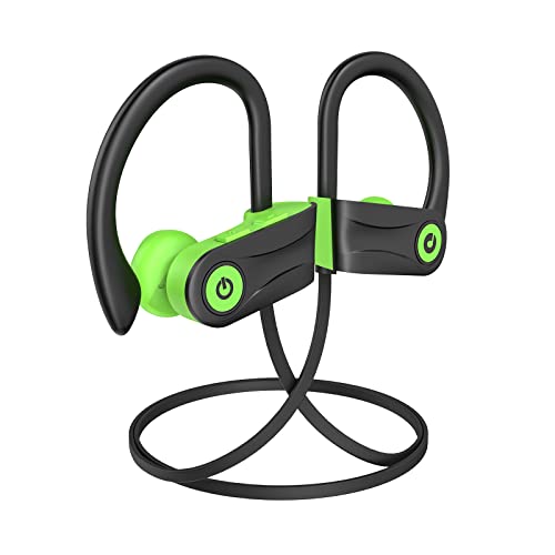 Boean Wireless Headphones Workout Headphones Bluetooth 5.3 with IPX7 Rating Workout Running Headphone with 16 Hours Bluetooth Earbuds for Man Women - color: Green