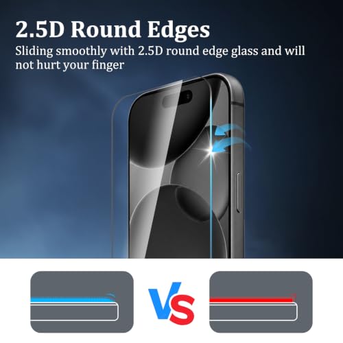3 Pack Clear Screen Protector for iPhone 18 Pro Max - size: iPhone 18 Pro Max 3+3PCS