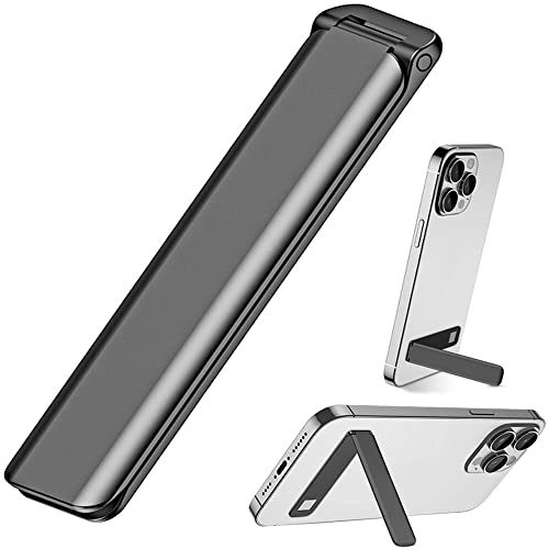 Kinizuxi Cell Phone Kickstand,Vertical and Horizontal Aluminum Phone Stand for Desk,Adjustable Phone Holder Stand for Desk Compatible with iPhone 14/13/12/11Samsung Huawei All Smartphones-Black - color: Black