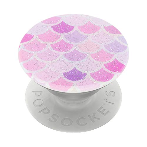 PopSockets PopGrip - Expanding Stand and Grip with Swappable Top - Glitter Mermaid - color: Mermaid