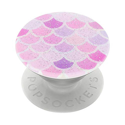 PopSockets PopGrip - Expanding Stand and Grip with Swappable Top - Glitter Mermaid - color: Mermaid