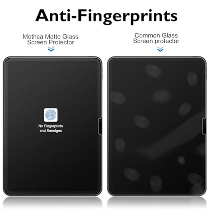 Mothca Matte Glass Screen Protector for iPad Air 11-inch M4 (2026) / M3 (2025) / M2 (2024) with Easy Installation Frame, Anti-Glare & Anti-Fingerprint Tempered Glass, Case Friendly, Smooth as Silk - size: iPad Air M4/M3/M2 11"