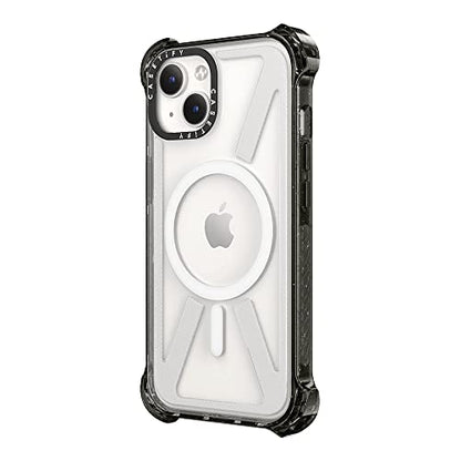 CASETiFY for iPhone 14 Case - Bounce Compatible with MagSafe Clear Black | Shockproof | 21.3 ft. 6x Military Grade Drop Protection | Black - color: Clear Black, size: Iphone 14 (6.1")